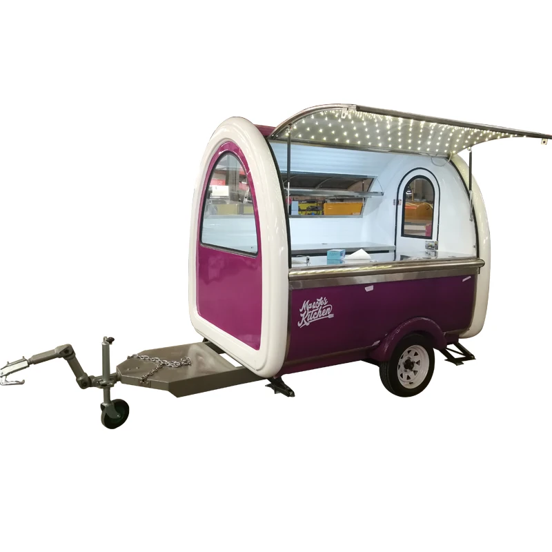
outdoor burger food trailer mobile food cart 
