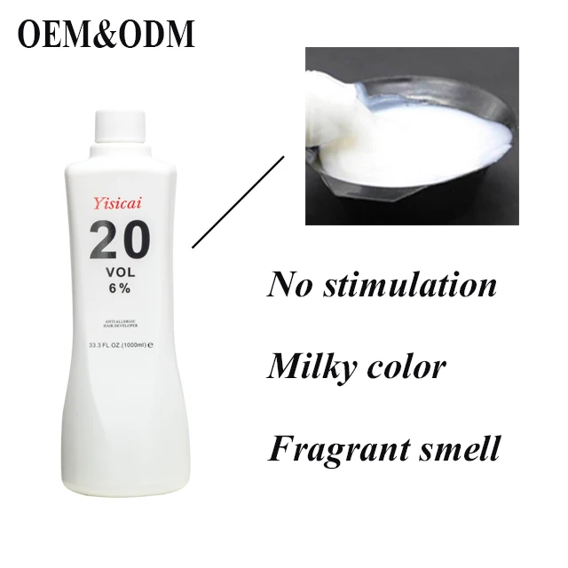 
China Hair Dye OEM Manufacturer Wholesale Ammonia Free Oxidant Hair Color Developer 