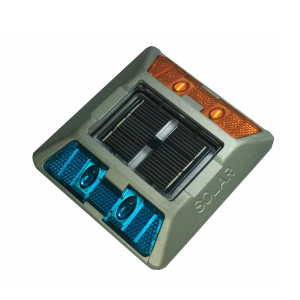 High Visibility(1000m) Solar Powered LED & Reflector Road Stud(Cat Eyes / Pavement Marker) MS-200D(Perfect Waterproof IP68)