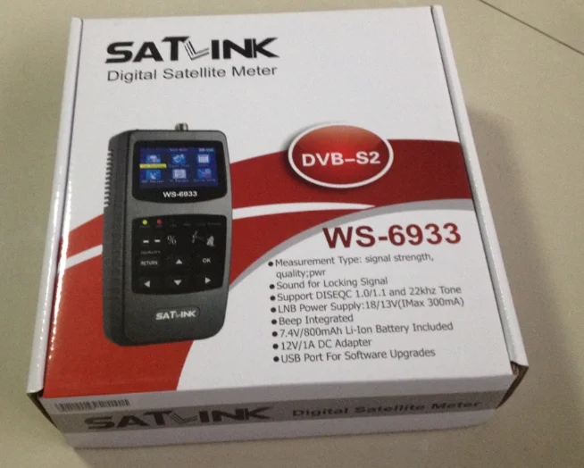 Cheap satellite finder prices DVB-S2 ws-6933 digital satellite finder satlink ws6933