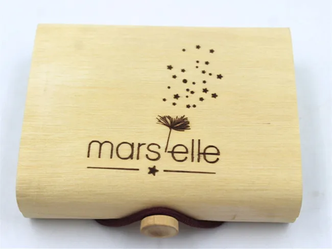 Birch Bark Box Wholesale Cork Business Card Holder Packaging Gift Wooden Box