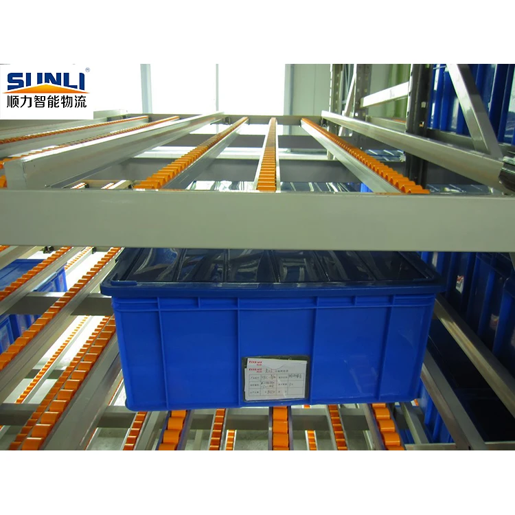 Картонная стойка для хранения с гравитационным