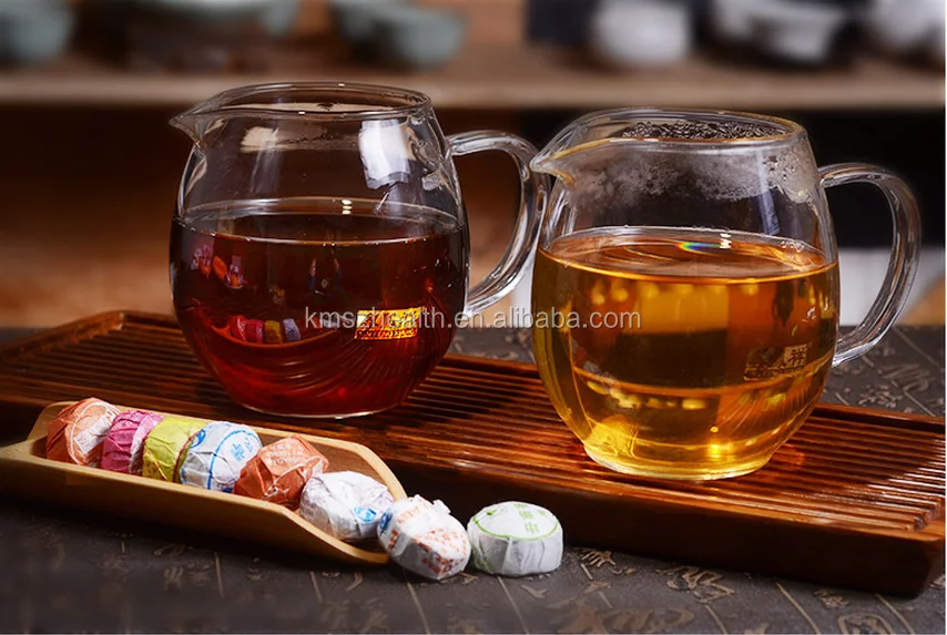 
Yunnan Original Flavor Compressed Ripe Puer Tea Mini Tuo Lower Fat 