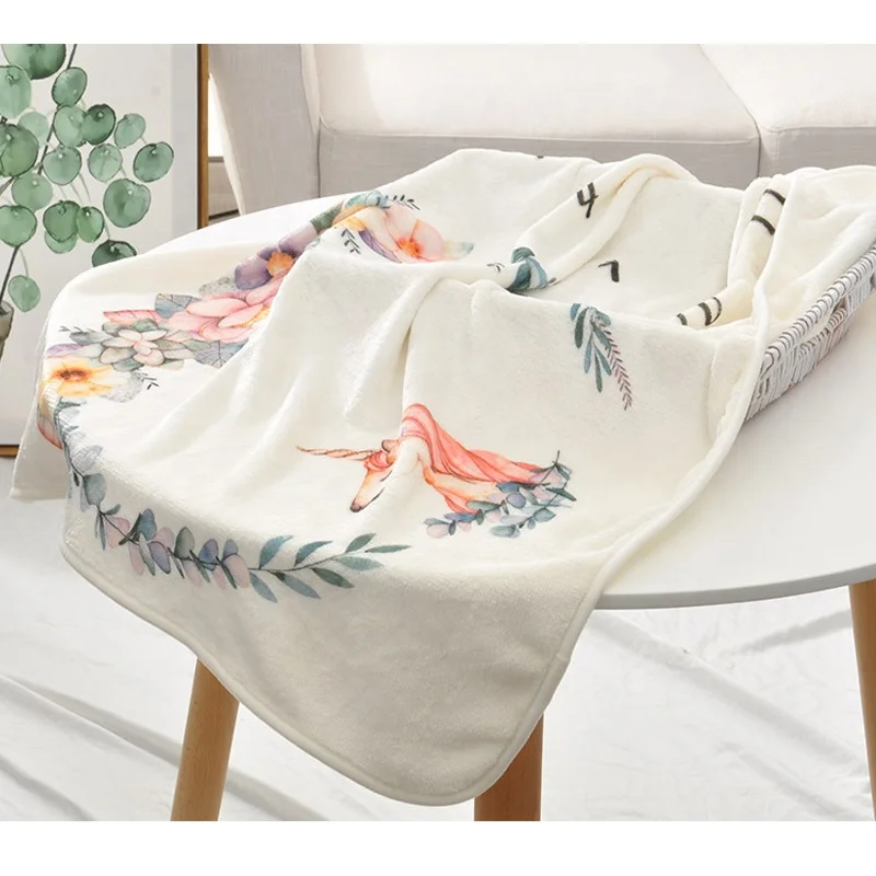 
Baby Milestone Blankets Swaddle Wrap Bathing Towels Flower Printed Cute Soft Blanket DIY Infant Kids Newborn Photography Props 