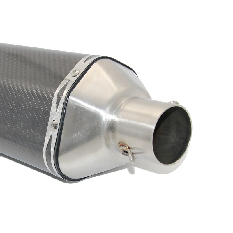 
Motorcycle Full Carbon Fiber Exhaust Modified Akrapovics Yoshimuras Exhaust Muffler Pipe For kawasakis CBR250 CB400 CB600 YZF 