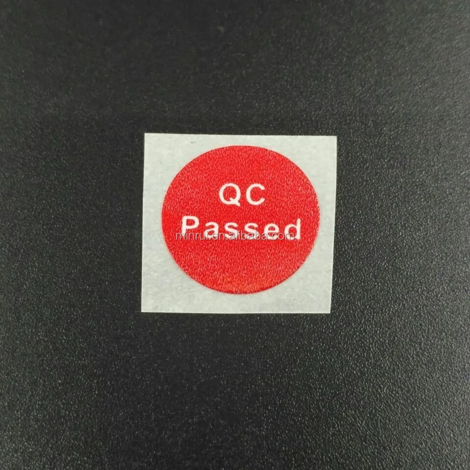 Cheapest Custom Size Mini Sticker QC Adhesive Letters Stickers