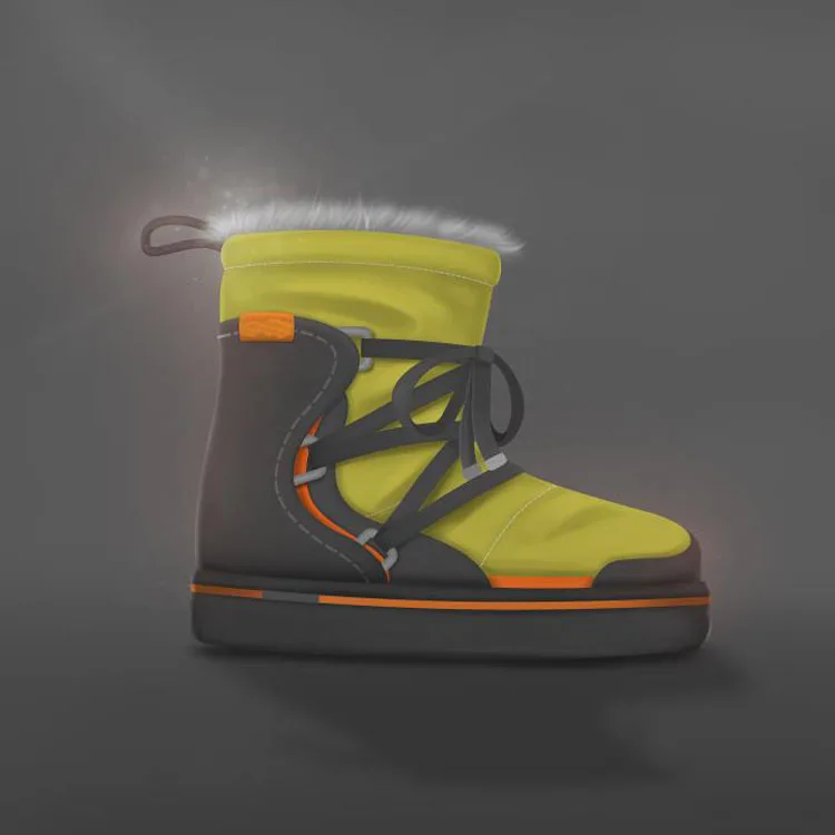 brand customized men waterproof snow boots for men