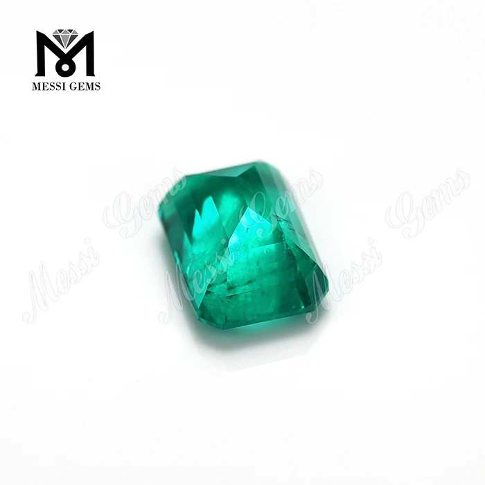 hydrothermal synthetic colombian octagon emerald