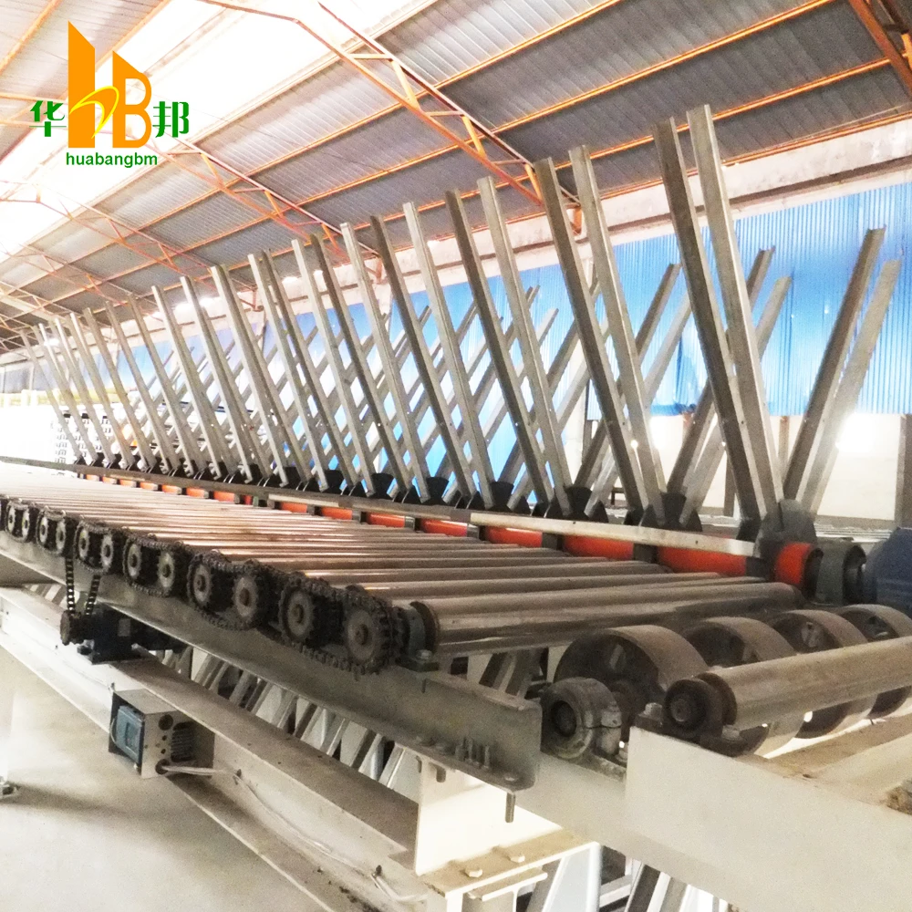 Building material drywall/gypsum board/plasterboard making machine