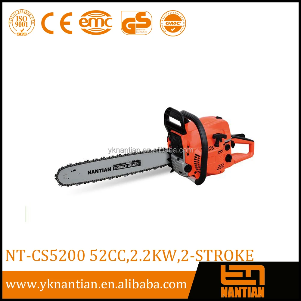 Бензин бензопилой китайские производители цепная пила 52cc 5200