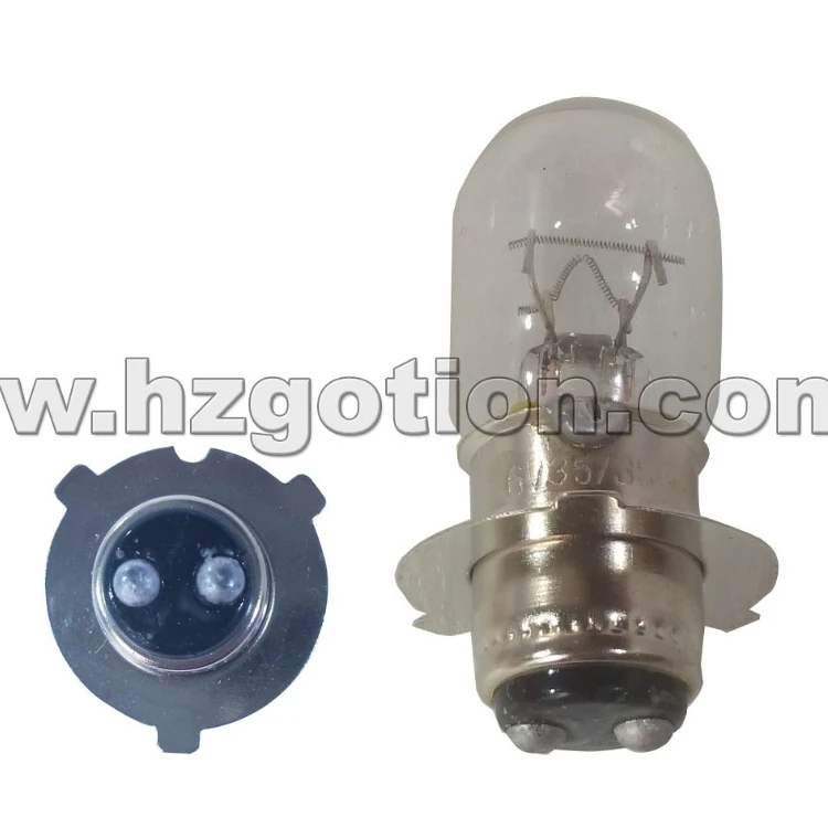 T19-P15D-25-3 BULB FOR HEADLIGHT 6V, 25/25W