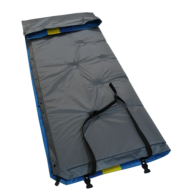 OUTDOOR CAMPING HIKING SPORTS ADVENTURE DOUBLE PERSON LARGE SELF INFLATABLE SLEEPING PAD CAMPING MAT WITH PILLOW