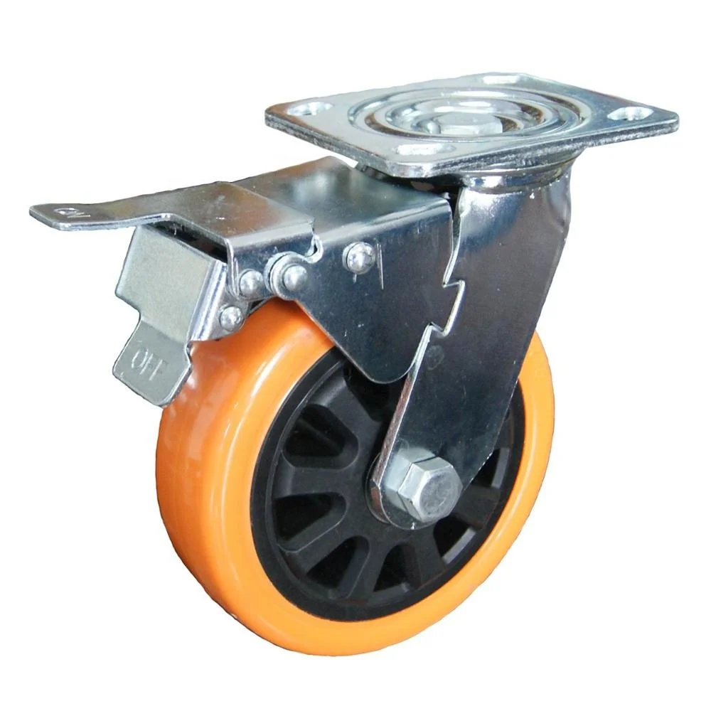 SSJG 4568 дюймов PU на ПП колесах оранжевые колесики