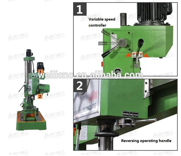 China ZQ3040x13 radial arm drill press manufacturer