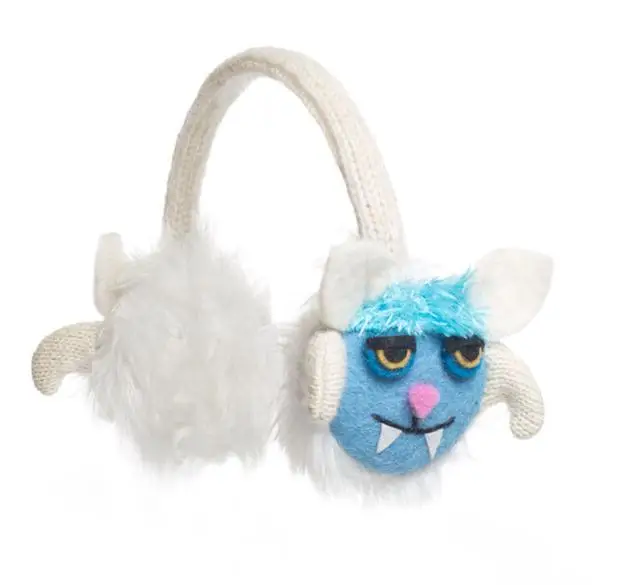 
winter faux fur earmuff with headphone 