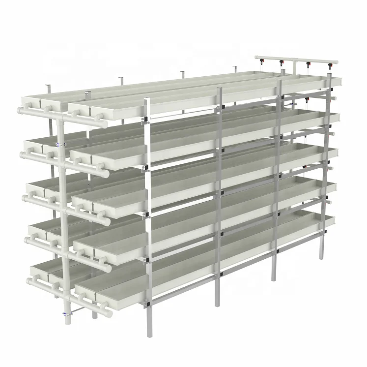 Hydroponic industrial fodder container system for farm animal