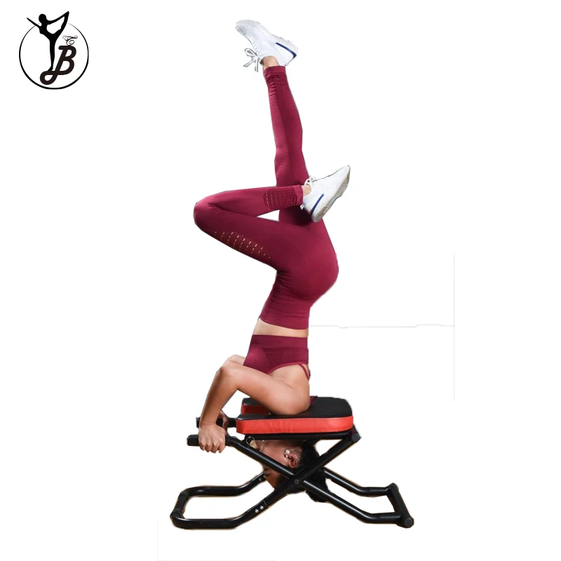 Yoga, Body Headstand Bench- Ideal Chair for Practice Head Stand, Shoulderstand, Handstand and Various Yoga Poses