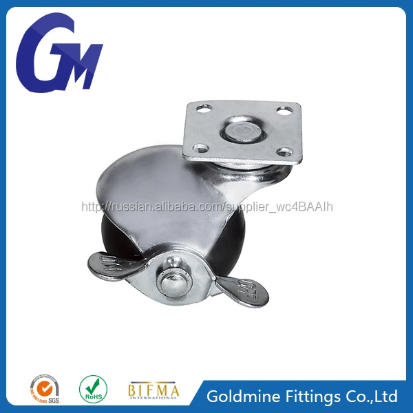 Мебель ролики 50 мм шарикоподшипником колесо с тормозом