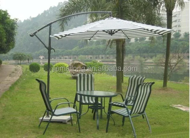 Polyester Material and Umbrellas,Banana umbrella Type Cantilever Patio Umbrellas