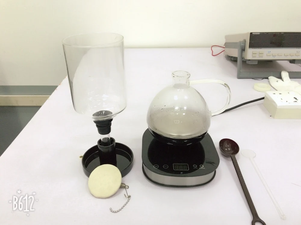 Home Kitchen Wooden  3cups Electric siphon espresso coffee maker coffee machine