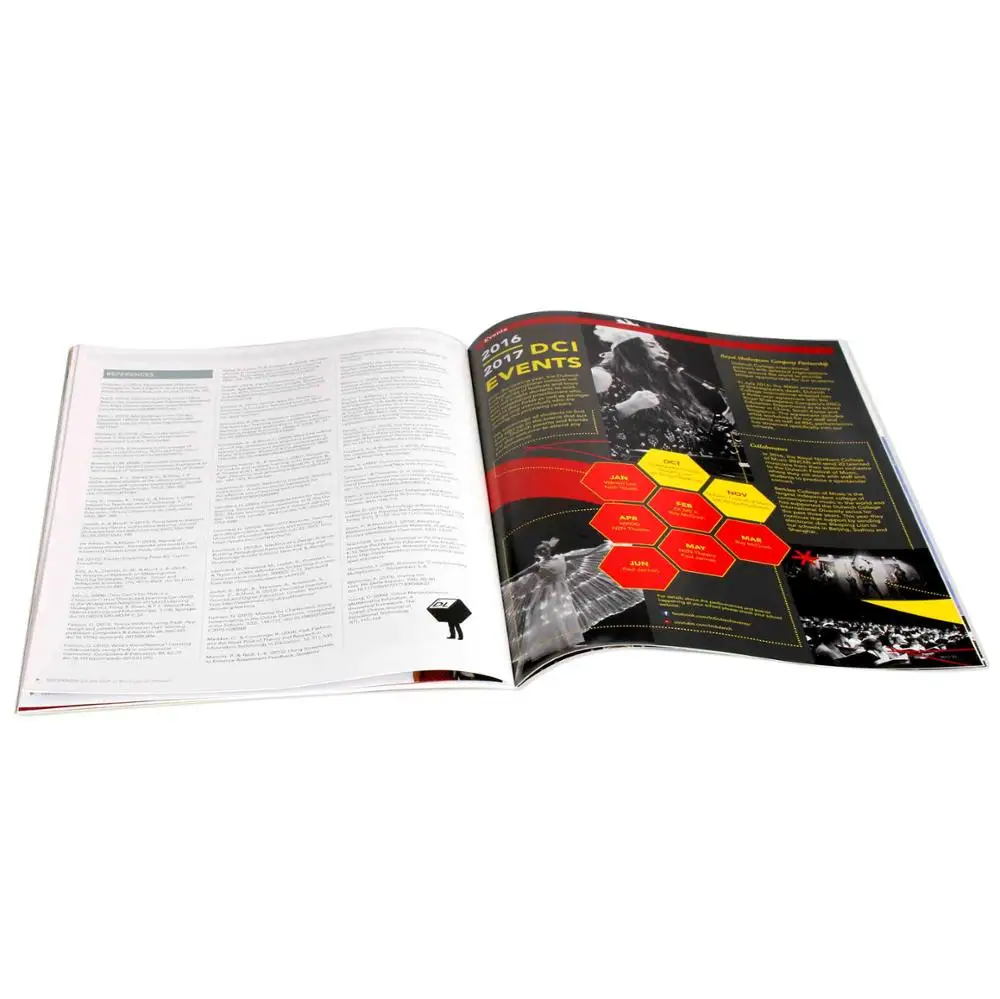 Offset printing wholesale custom low price colour magazine printer