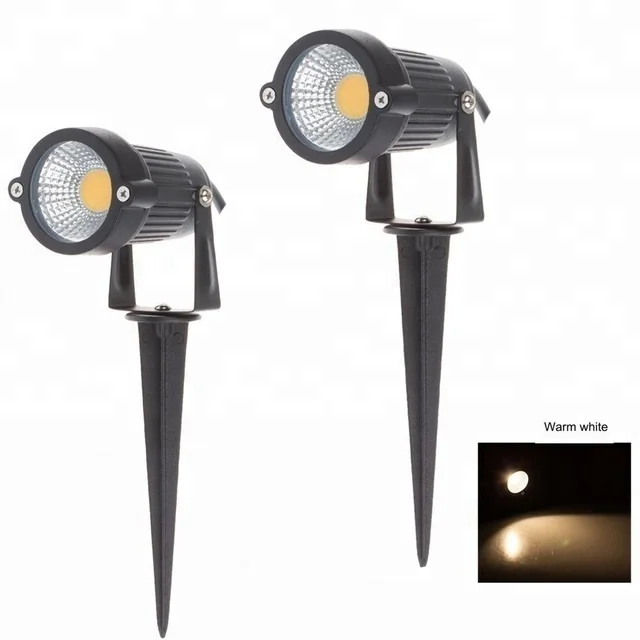 High power IP65 3w 5w 7w 9w waterproof outdoor garden pin spot light