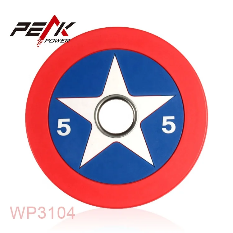 PeakPower Капитан Америка 4 держатель Полиуретановое Оборудование для тренажерного зала пластина для тяжелой атлетики