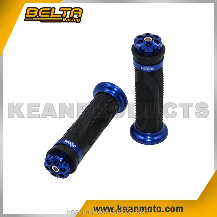 
CNC Motorcycle Anti-slip Handlebar Grips In Aluminum&PVC Fit For 7/8