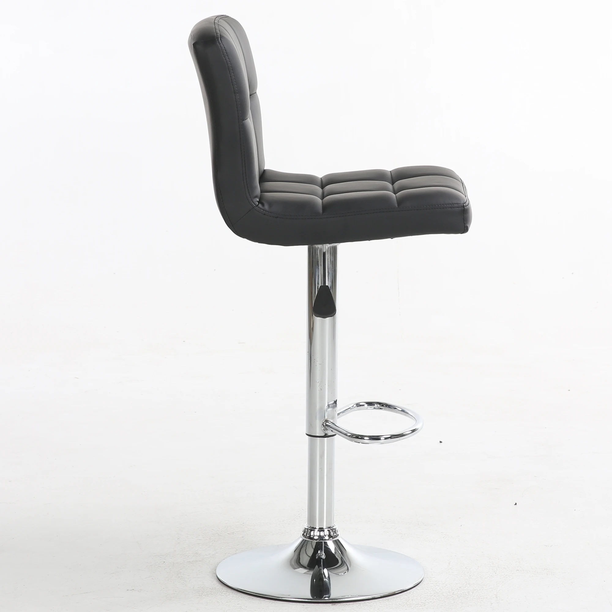 
Modern PU Leather Adjustable Swivel club Barstools Kitchen Counter Square Island Bar Stool 