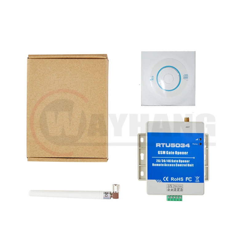 RTU5034  gsm gate opener door, gsm remote control gate opener, gsm analog input controller