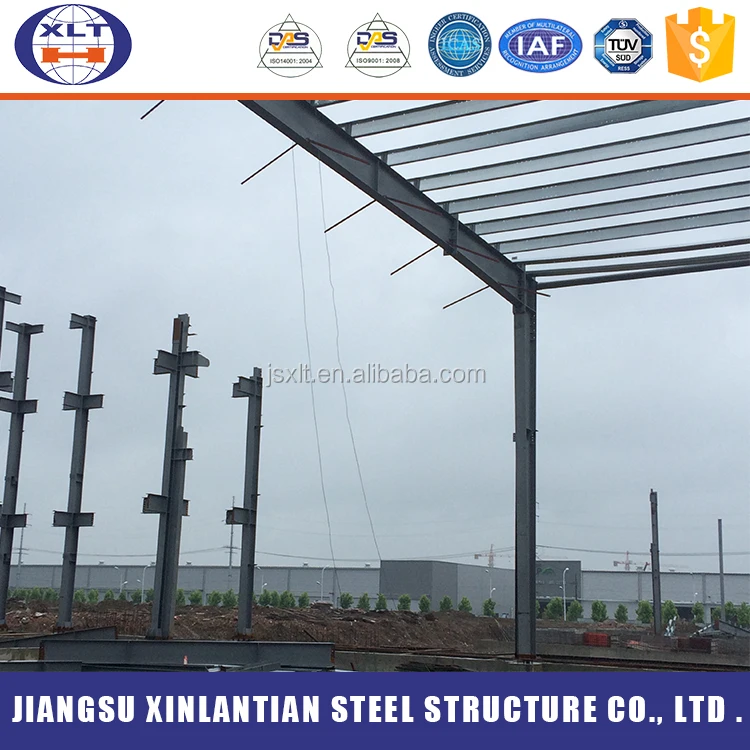 Chinese Manufacturer Prefabricated Auto Parts Steel Structure Warehouse Building for Sale