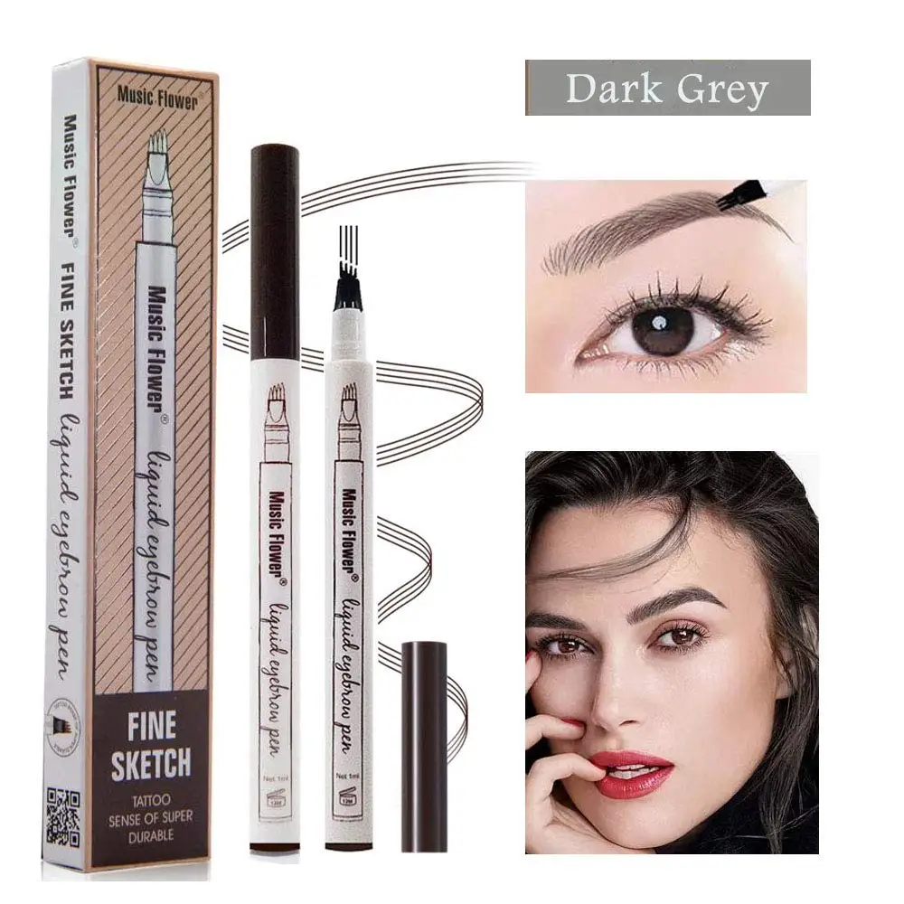Ready to Ship In Stock Fast Dispatch Accept OEM fine sketch liquid 3d eyebrow pencil tattoo pen waterproof eyebrow pencil