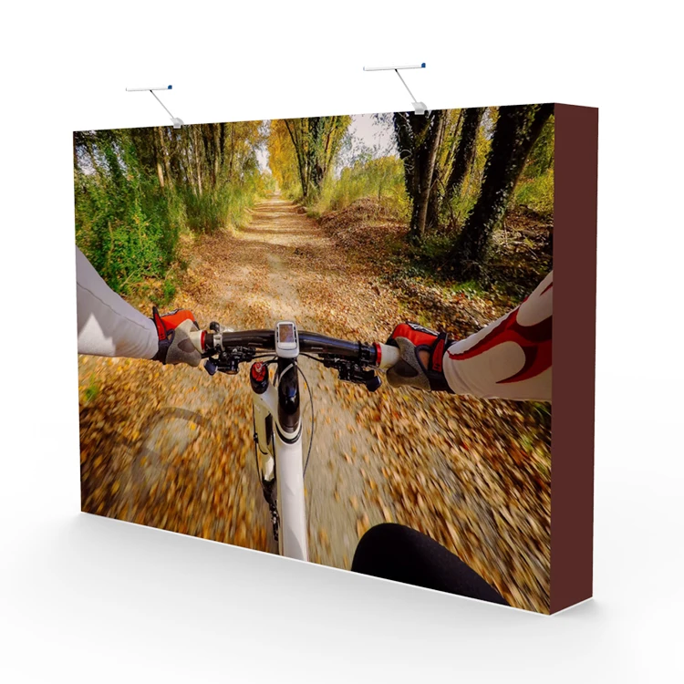 portable aluminium trade show backdrop pop up  display stand