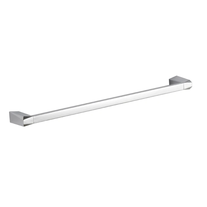 18724 wholesale zinc alloy Bathroom Accessories Single Towel Bar Bathroom heated chrome Towel Rails