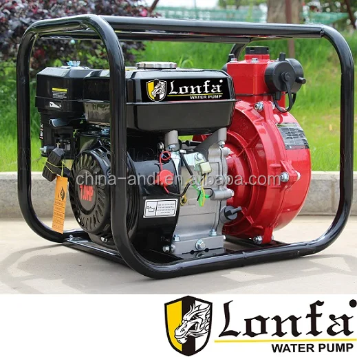 Small Portable 2 inch 7hp 212 cc High Pressure Water Pump Gasoline ,WH 20 Dual Impellers Fire Fighting Water Pumps