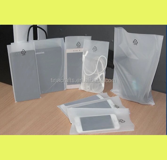 Wholesale cpe plastic bag for mobile phone cpe plastic packaging bag