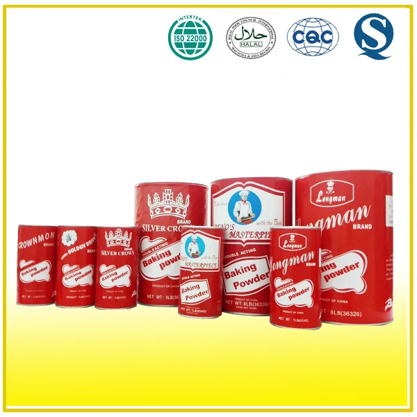 Food stuffs HALAL double action baking powder OEM smell consistent quality gas quickly