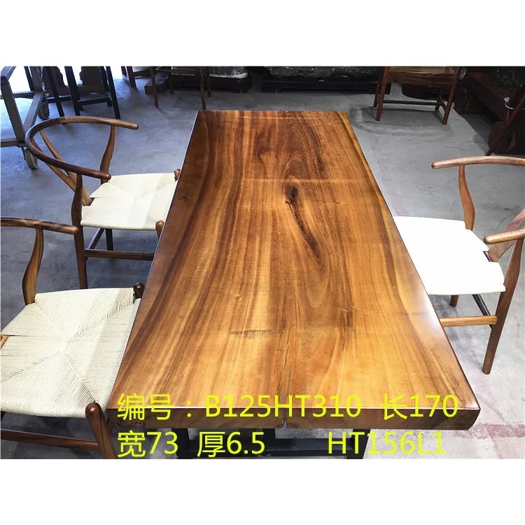
French Style Antique Design Natural Rectangular Walnut Solid wood top 