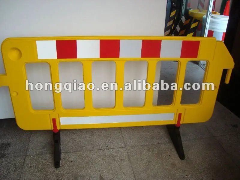 1950mm Yellow Plastic Traffic Fence Barriers
