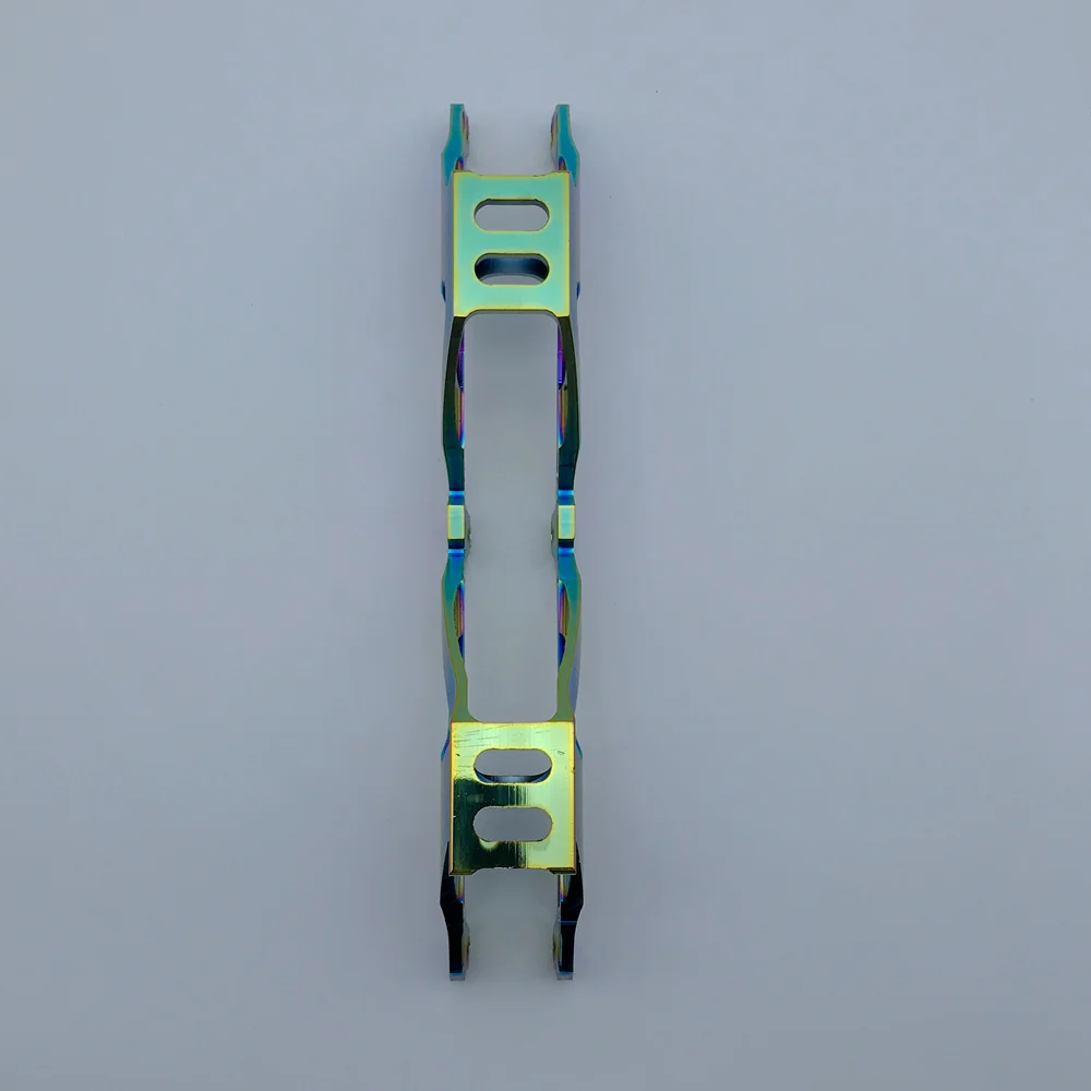 Hot Sell Rainbow Aluminum Alloy 3*125mm Professional Inline Skate Chassis Roller Frame