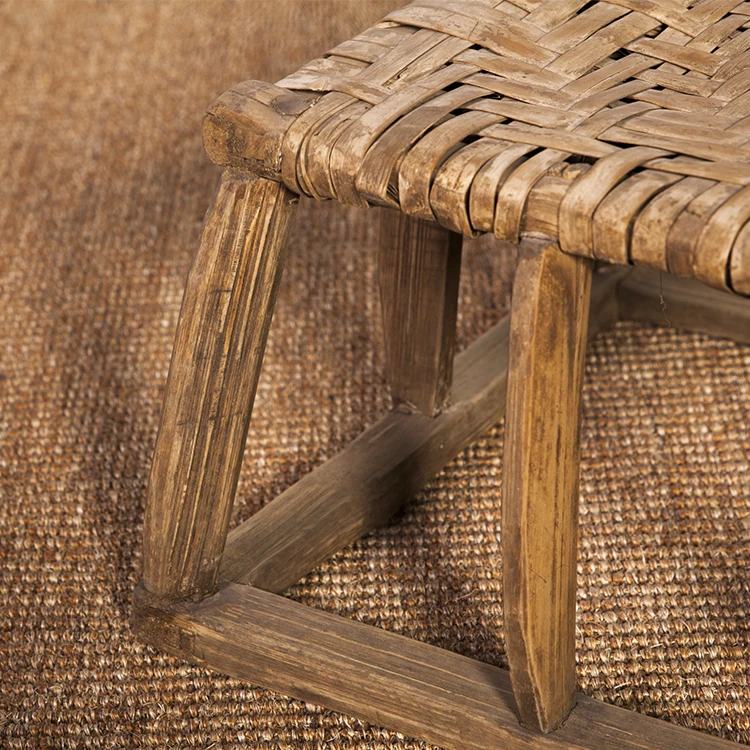 
Wholesale living room Chinese vintage style wooden stool 