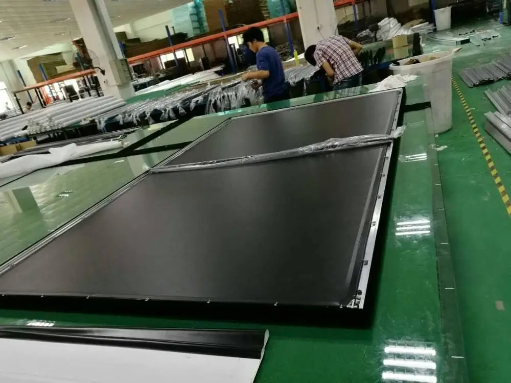 135 inch ALR fabric double sided fixed frame screen