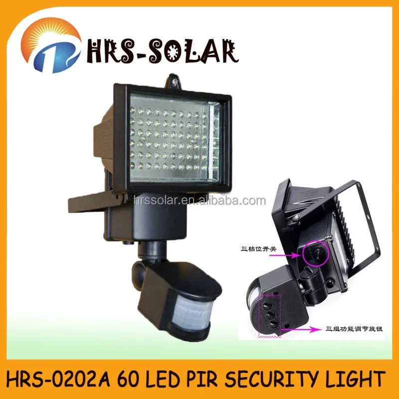 60 LED/SMD Solar motion sensor lamp PIR,solar security light