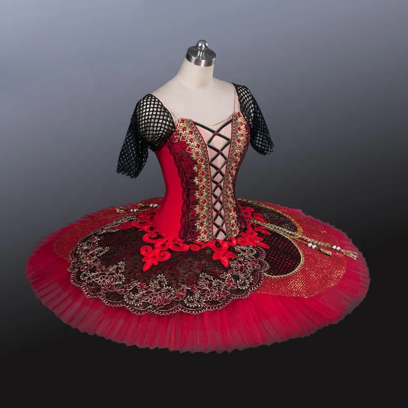 Free Ship! YAGP Dance Competition Nutcracker Ballet Costumes Professional Mirlitons White Pancake tutu de danse red dance tutu