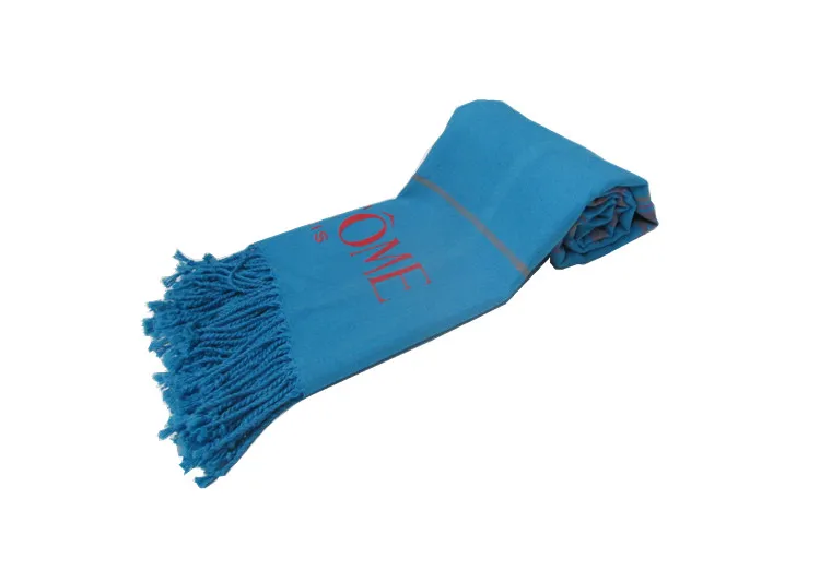 Hot Sale Factory Recycled RPET Direct Tassel Peshtemal Wholesale Fouta Hamam Custom Turkish Beach Towel