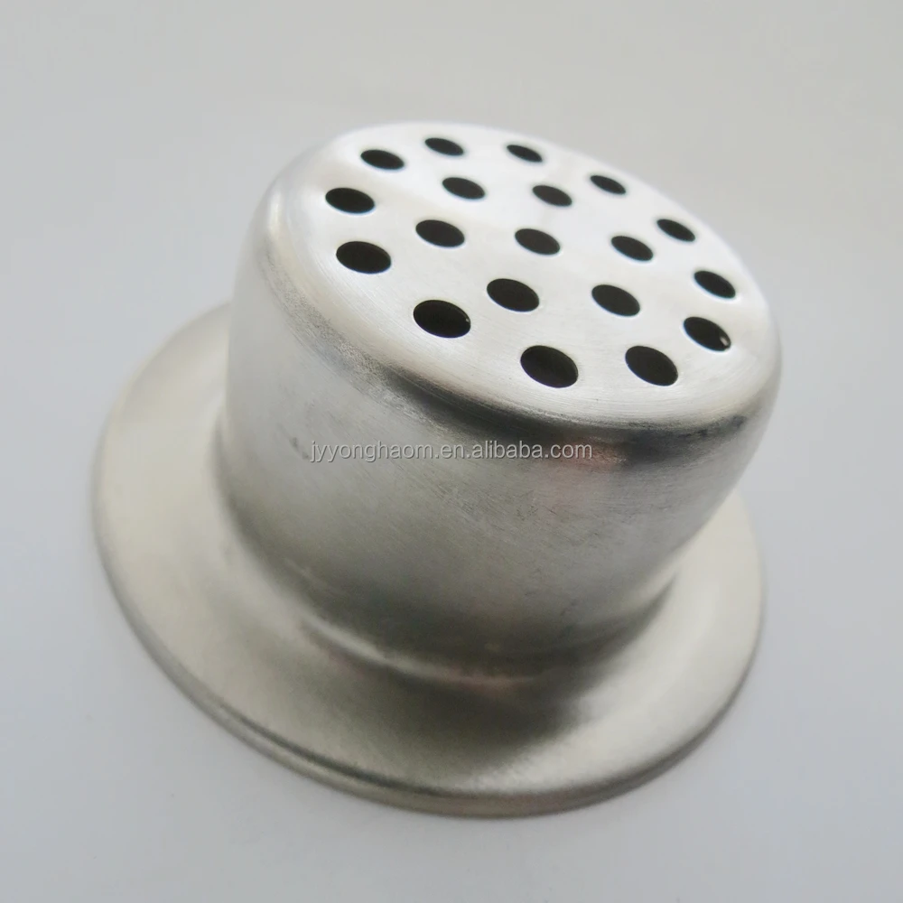Customized basket strainer 304/316 stainless steel sink drain stopper