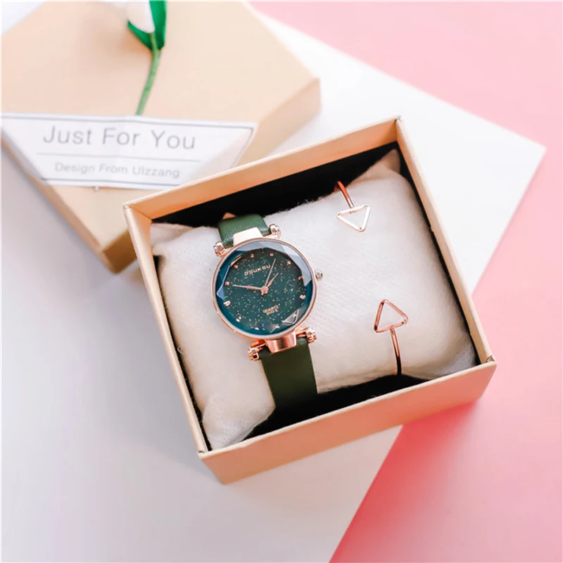 Fashion Women Watches Exquisite Starry Sky Small Dial Watch Ladies Quartz Wristwatch Relogio Feminino