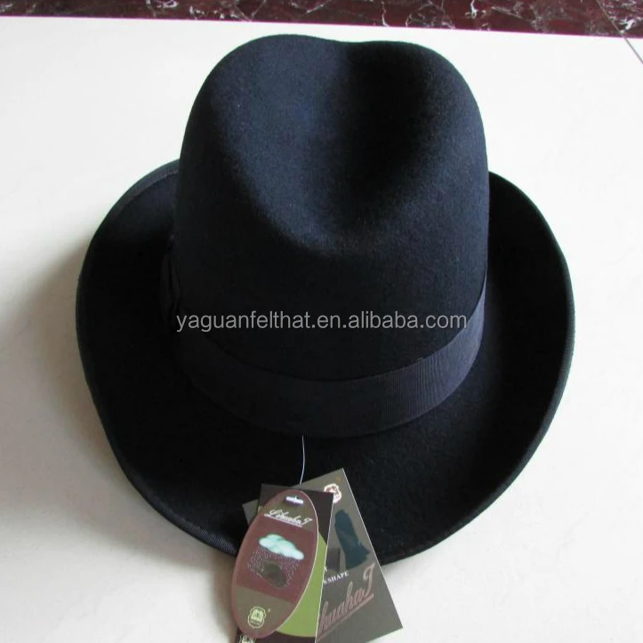 China factory YAGUAN wholesale wool felt bowler derby hat .top hat .president hat
