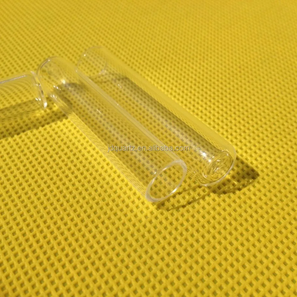 Clear Fused Quartz Tube ( One End Closed )