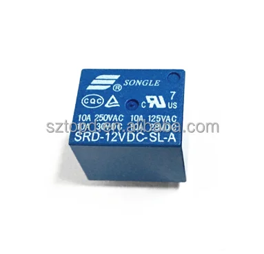 Лидер продаж реле SONGLE SRD-12VDC-SL-A 12VDC /250VAC 30VDC